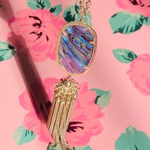 💜 gold & abalone Kendra Scott “Rayne” necklace 💜